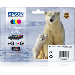 Epson Polar bear Monipakkaus, 4 väriä 26XL Claria Premium -muste
