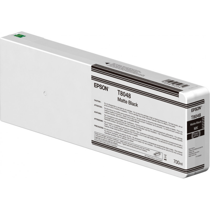Epson Singlepack Matte Black T804800 UltraChrome HDX HD 700ml