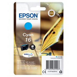 Epson Pen and crossword Yksittäispakkaus, syaani 16 DURABrite Ultra -muste