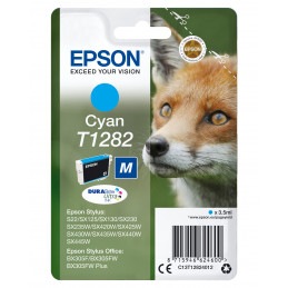 Epson Fox Yksittäispakkaus, syaani T1282 DURABrite Ultra -muste