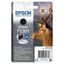 Epson Stag Yksittäispakkaus, musta T1301 DURABrite Ultra -muste
