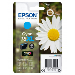 Epson Daisy Yksittäispakkaus, syaani 18XL Claria Home -muste