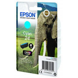 Epson Elephant Yksittäispakkaus, syaani 24 Claria Photo HD -muste