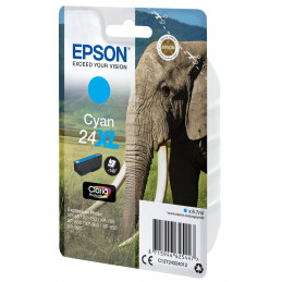 Epson Elephant Yksittäispakkaus, syaani 24XL Claria Photo HD -muste