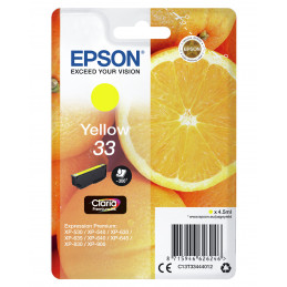 Epson Oranges Singlepack Yellow 33 Claria Premium Ink