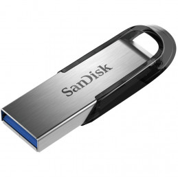 SanDisk Ultra Flair USB-muisti 32 GB USB A-tyyppi 3.0 Musta, Ruostumaton teräs