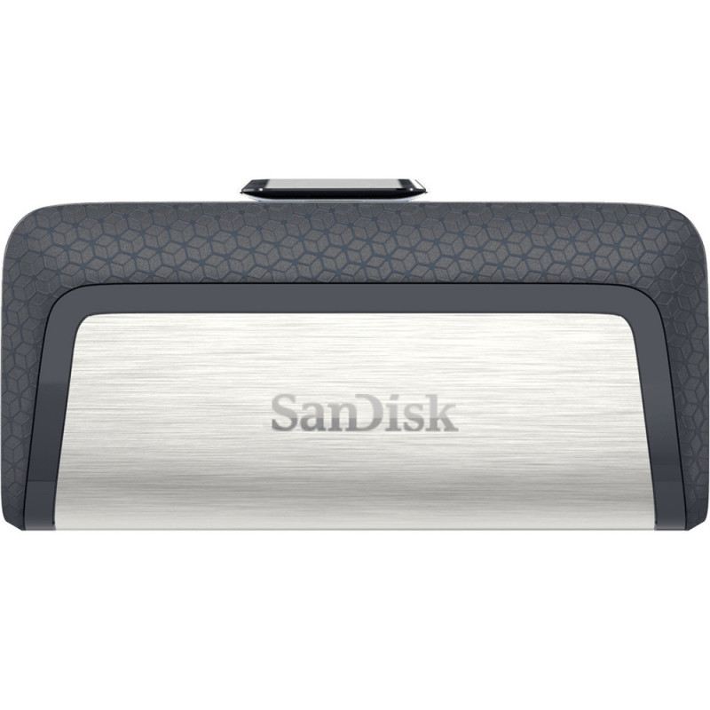 SanDisk Ultra Dual Drive USB Type-C USB-muisti 128 GB USB Type-A   USB Type-C 3.2 Gen 1 (3.1 Gen 1) Musta, Hopea