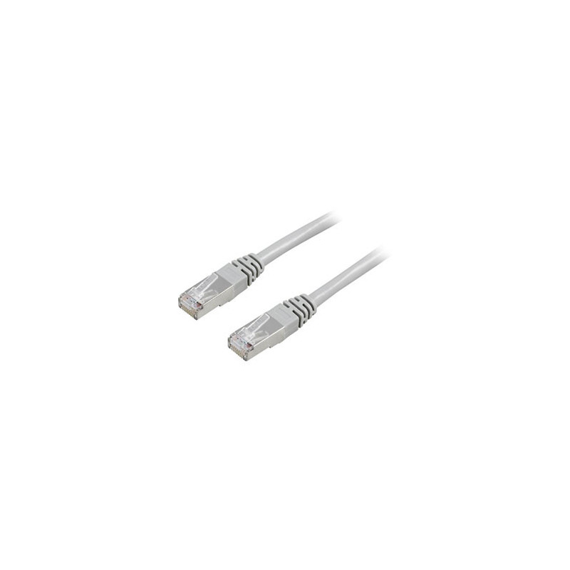 Deltaco FTP Cat5e - 25m verkkokaapeli Harmaa