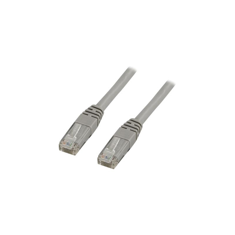 Deltaco TP-650 verkkokaapeli Harmaa 50 m Cat6
