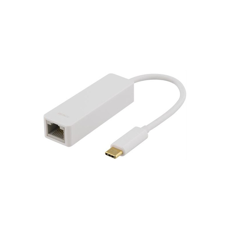 Deltaco USBC-GIGA1 verkkokortti Ethernet