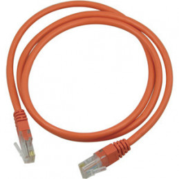 Deltaco UTP Cat5e verkkokaapeli Oranssi 0,5 m