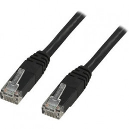 Deltaco UTP Cat5e verkkokaapeli Musta 2 m