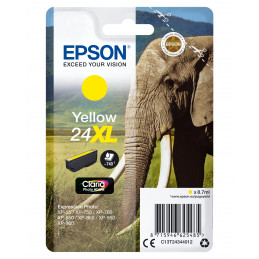 Epson Elephant Yksittäispakkaus, keltainen 24XL Claria Photo HD -muste
