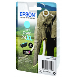 Epson Elephant Yksittäispakkaus, vaalea syaani 24XL Claria Photo HD -muste