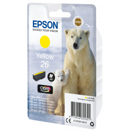 Epson Polar bear Yksittäispakkaus, keltainen 26 Claria Premium -muste