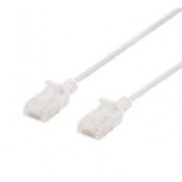 Deltaco UUTP-1028 verkkokaapeli Valkoinen 1 m Cat6a U UTP (UTP)