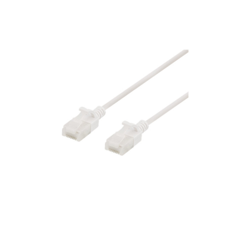 Deltaco UUTP-1058 verkkokaapeli Valkoinen 3 m Cat6a U UTP (UTP)