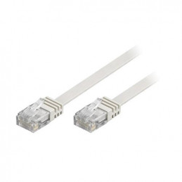 Deltaco TP-615V-FL verkkokaapeli Valkoinen 15 m Cat6 U UTP (UTP)