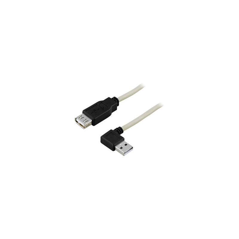 Deltaco USB 2.0 Cable A A, 0.2m USB-kaapeli 0,2 m USB A