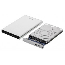 Deltaco MAP-GD29U3 tallennusaseman kotelo HDD-kotelo Hopea 2.5"