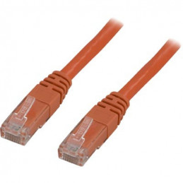 Deltaco UTP verkkokaapeli Oranssi 0,5 m Cat6