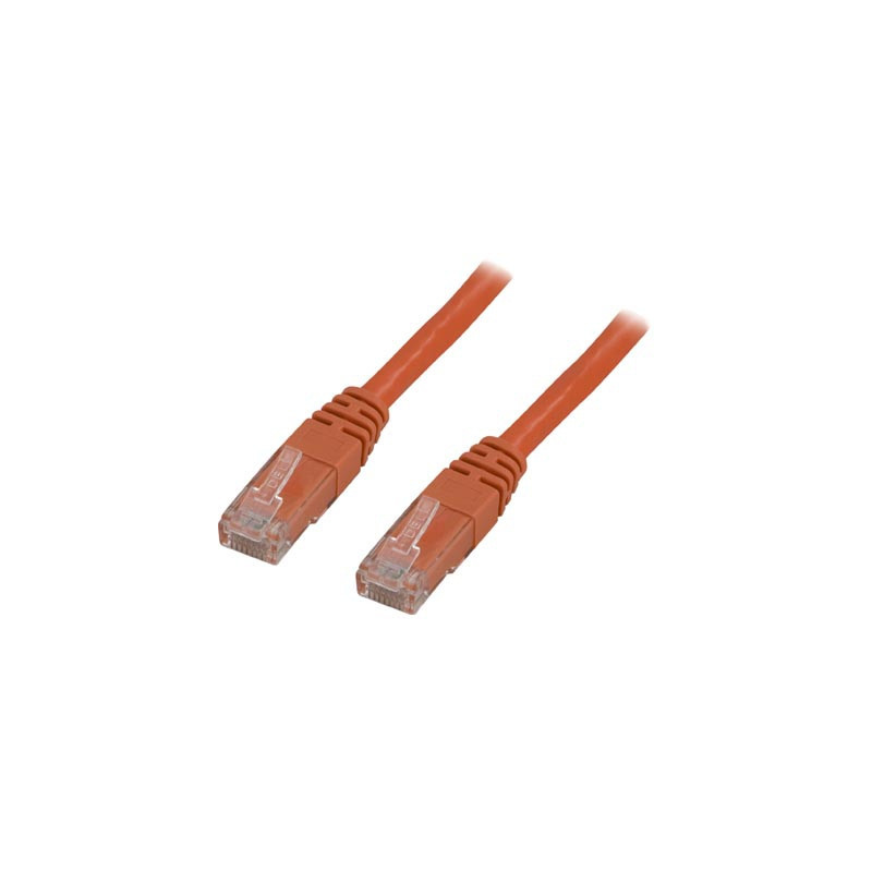 Deltaco UTP verkkokaapeli Oranssi 0,5 m Cat6