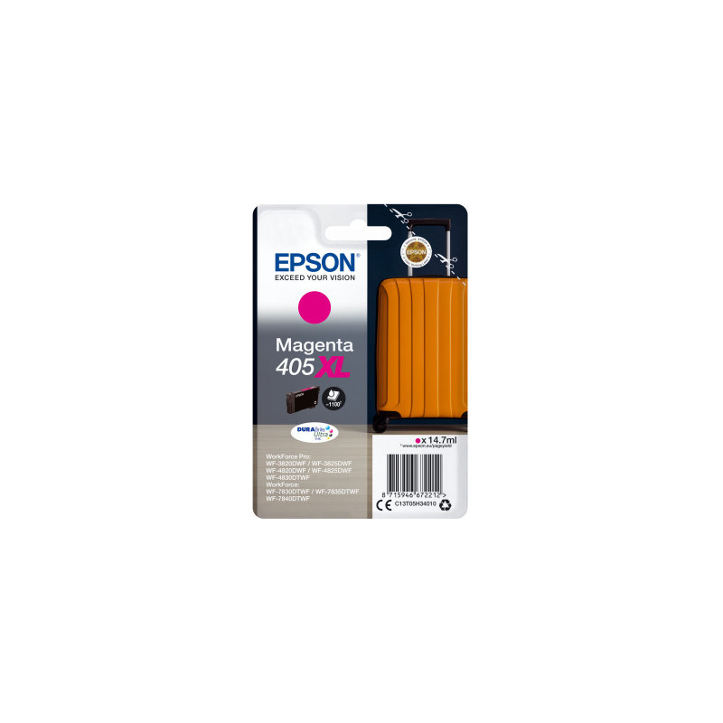 Epson 405XL DURABrite Ultra Ink 1 kpl Alkuperäinen Korkea (XL) värintuotto Magenta