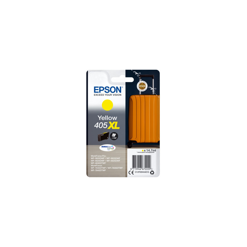 Epson 405XL DURABrite Ultra Ink 1 kpl Alkuperäinen Keltainen