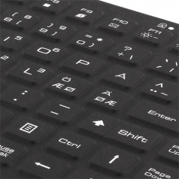 Deltaco TB-509 näppäimistö QWERTY Pohjoismainen Musta