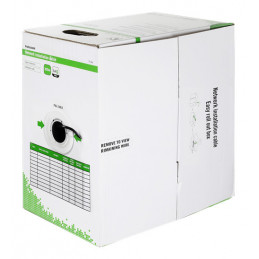 Deltaco TP-49A verkkokaapeli Musta 305 m Cat6 U UTP (UTP)