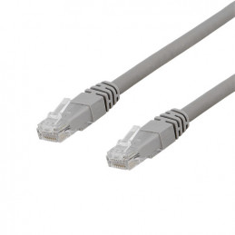 Deltaco TP-603AU verkkokaapeli Harmaa 0,3 m Cat6a U UTP (UTP)