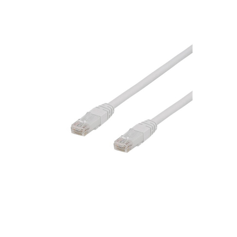Deltaco TP-620VAU verkkokaapeli Valkoinen 20 m Cat6a U UTP (UTP)