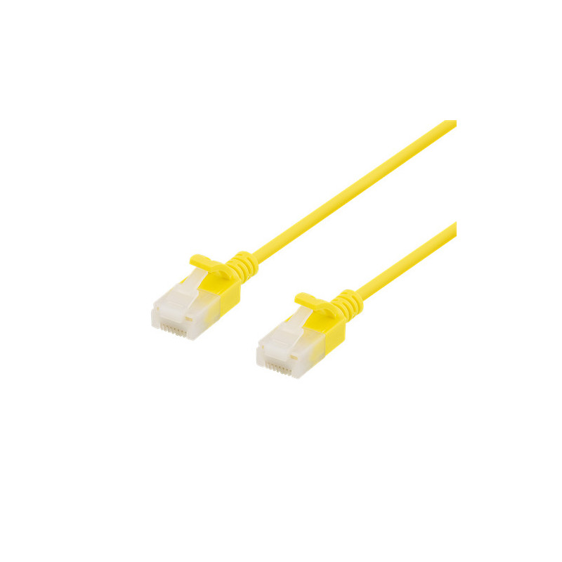 Deltaco UUTP-1043 verkkokaapeli Keltainen 2 m Cat6a U UTP (UTP)
