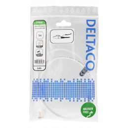 Deltaco UUTP-1102 verkkokaapeli Valkoinen 1 m Cat6a U UTP (UTP)