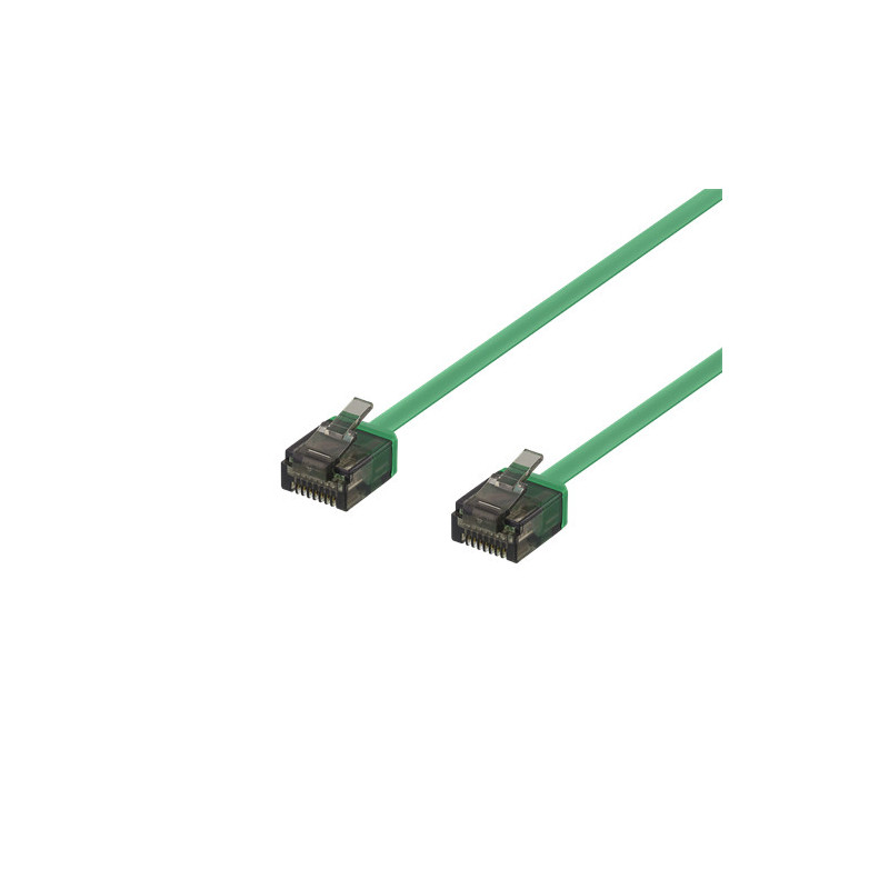 Deltaco UUTP-2012 verkkokaapeli Vihreä 0,5 m Cat6a U UTP (UTP)