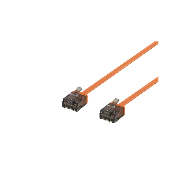 Deltaco UUTP-2024 verkkokaapeli Oranssi 1 m Cat6a U UTP (UTP)
