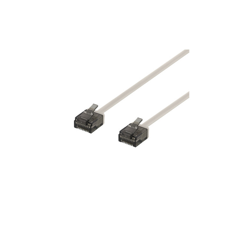 Deltaco UUTP-2050 verkkokaapeli Harmaa 3 m Cat6a U UTP (UTP)