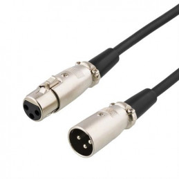 Deltaco XLR-1070 audiokaapeli 7 m XLR (3-pin) Musta