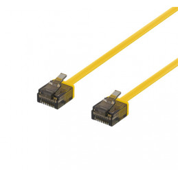 Deltaco UUTP-2043 verkkokaapeli Keltainen 2 m Cat6a U UTP (UTP)