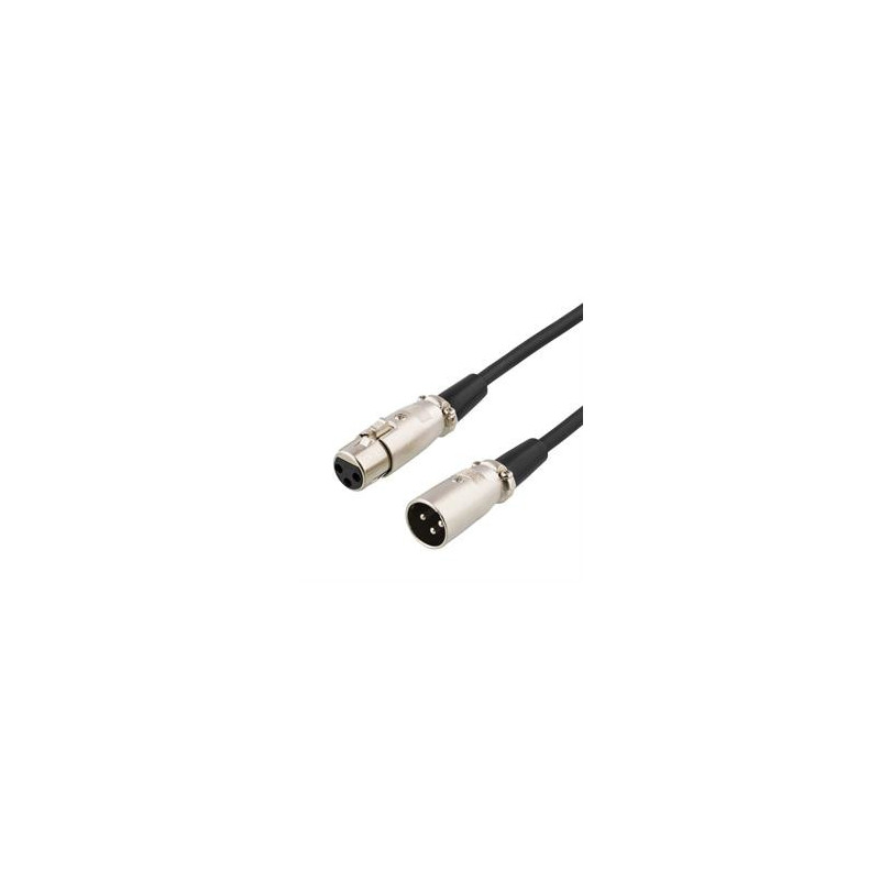 Deltaco XLR-1020 audiokaapeli 2 m Musta