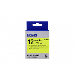 Epson tarrakasetti huomioväri - LK-4YBF huomioväri musta kelt. 12 9
