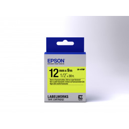 Epson tarrakasetti huomioväri - LK-4YBF huomioväri musta kelt. 12 9