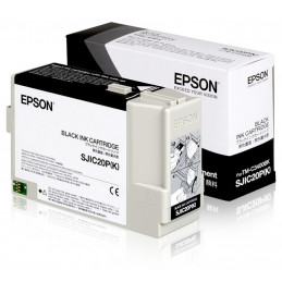 Epson SJIC20P(K) MUSTA -mustepatruuna TM-C3400BK-tulostimeen