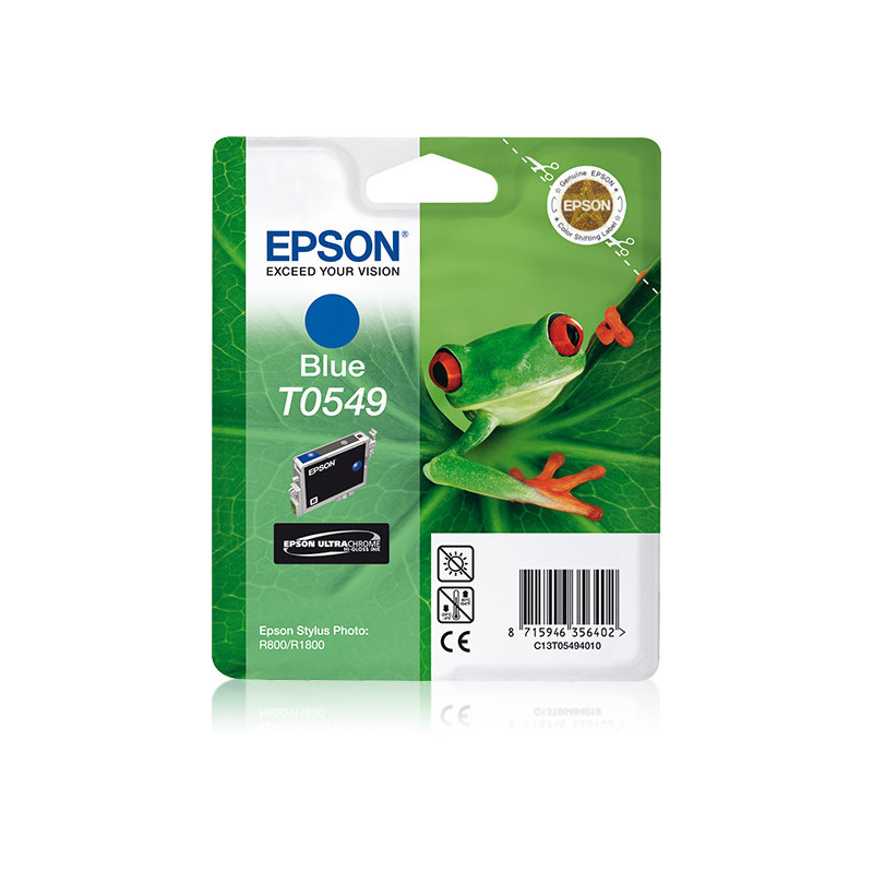 Epson Yksittäispakkaus, sininen T0549 UltraChrome Hi-Gloss