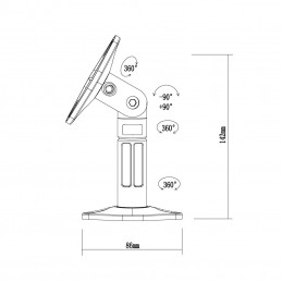 Newstar SPEAKER-W100 Katto, Seinä Musta