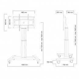 Newstar PLASMA-M2500 2,54 m (100") Hopea