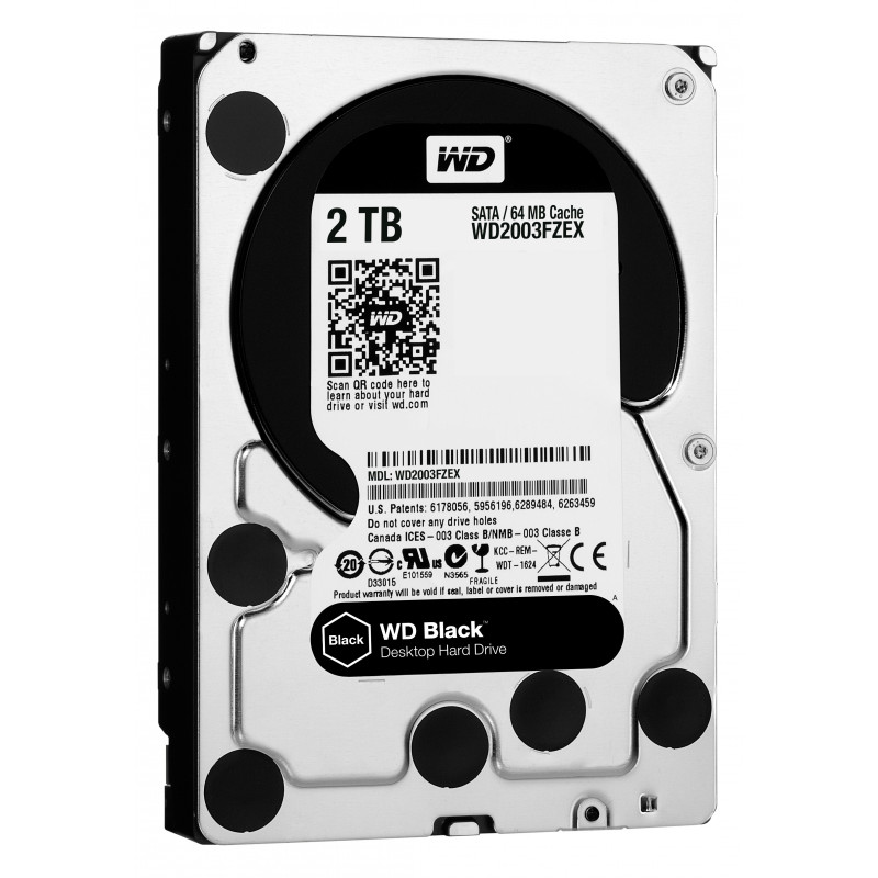 Western Digital Black 3.5" 2000 GB Serial ATA III