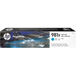 HP 981X mustekasetti Alkuperäinen Korkea (XL) värintuotto Syaani
