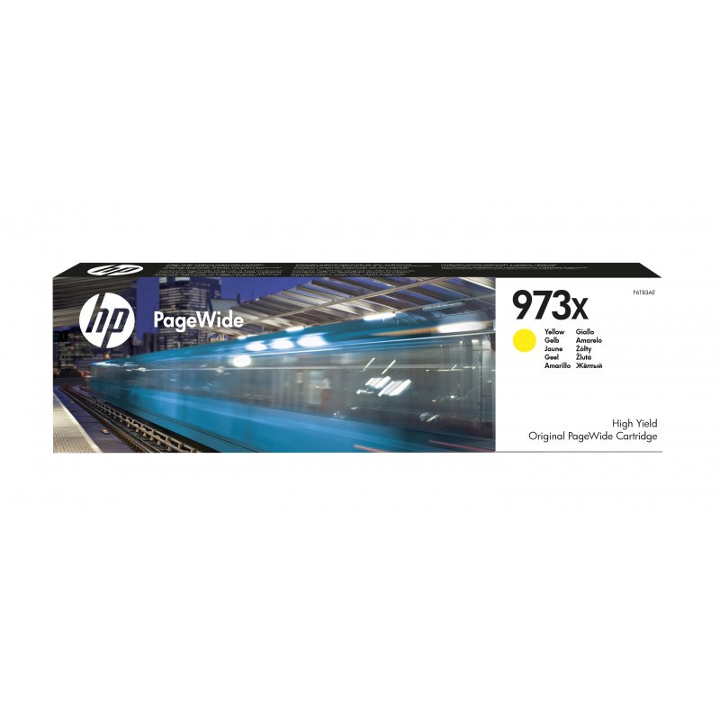 HP 973X mustekasetti Alkuperäinen Korkea (XL) värintuotto Keltainen
