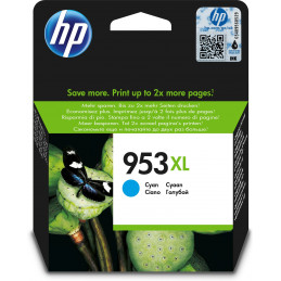 HP 953XL mustekasetti Alkuperäinen Korkea (XL) värintuotto Syaani